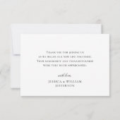 Eenvoudige Elegant Eucalyptus Waterverf Greenery Bedankkaart (Achterkant)