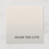 Eenvoudige Elegant Faux Silver Beauty Aanbevelingskaartje (Voorkant)