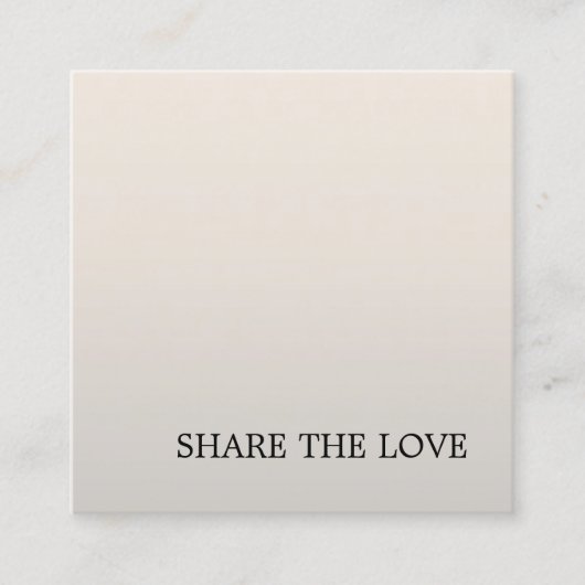 Eenvoudige Elegant Faux Silver Beauty Aanbevelingskaartje (Voorkant)