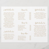 Eenvoudige Elegant Gold Contemmodern QR-code Moder Flyer (Achterkant)