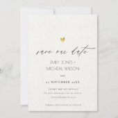 EENVOUDIGE ELEGANT GOLD GRAY TYPOGRAPHY BEWAREN DE SAVE THE DATE (Voorkant)