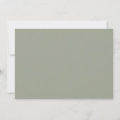EENVOUDIGE ELEGANT GOLD GRAY TYPOGRAPHY DANK U BEDANKKAART (Achterkant)