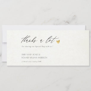 EENVOUDIGE ELEGANT GOLD GRAY TYPOGRAPHY KAART