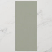 EENVOUDIGE ELEGANT GOLD GRAY TYPOGRAPHY-menukaart Menu (Achterkant)