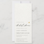 EENVOUDIGE ELEGANT GOLD GRET TYPOGRAPHY Vrijgezell Kaart (Voorkant)