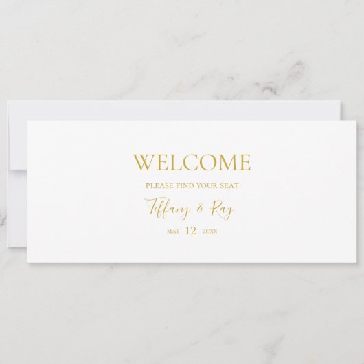 Eenvoudige Elegant Gold Hanging Seader (Voorkant)