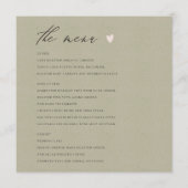 EENVOUDIGE ELEGANT GOLD KRAFT TYPOGRAPHY-menukaart Menu (Voorkant)