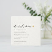 EENVOUDIGE ELEGANT GOLD KRAFT TYPOGRAPHY Vrijgezel Kaart (Staand voorkant)