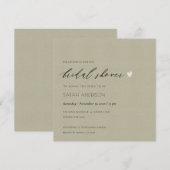 EENVOUDIGE ELEGANT GOLD KRAFT TYPOGRAPHY Vrijgezel Kaart (Voorkant / Achterkant)