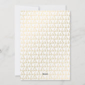 Eenvoudige Elegant Gold Script Merry-kerstfoto Feestdagenkaart (Achterkant)