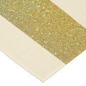 Eenvoudige Elegant Gouden Strip Korte Tafelloper (Hoek)