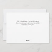 eenvoudige Elegant Happy Vaderdag Three foto Feestdagenkaart (Achterkant)