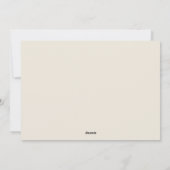 Eenvoudige Elegant-Kaart voor Kerstmis met foto's Feestdagenkaart (Achterkant)