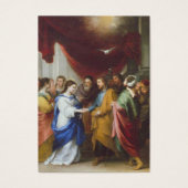 Eenvoudige Elegant-katholieke bruiloft Heilige Kaa Visitekaartje (Voorkant)