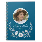 Eenvoudige Elegant Minimalistische foto chic Notitieboek (Voorkant)