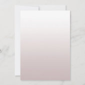 Eenvoudige Elegant Modern bladeren dank je Kaart (Achterkant)