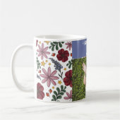 Eenvoudige Elegant Moderne Moederdag Foto Naam Koffiemok (Links)