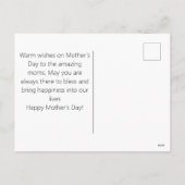 Eenvoudige Elegant Moederdag Puzzle Photo Collage Feestdagenkaart (Achterkant)