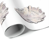 Eenvoudige Elegant Oyster-Waterverf Cadeaupapier (Rol Hoek)