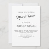 Eenvoudige Elegant repetitie Kaart (Voorkant)