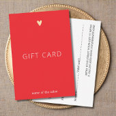 Eenvoudige Elegant Rood Wit Goud Hart Beauty