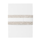 Eenvoudige Elegant schittert Gepersonaliseerd Uitnodigingen Wikkel (Achterkant Voorbeeld)