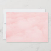 Eenvoudige Elegant Soft Cloud mijn bruidsmeisje Kaart (Achterkant)