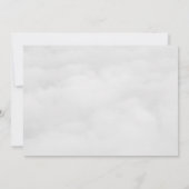 Eenvoudige Elegant Soft Cloud mijn bruidsmeisje Kaart (Achterkant)
