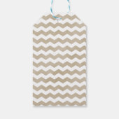 Eenvoudige Elegant Typografie Dusty Taupe Kerstmis Cadeaulabel (Achterkant)