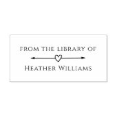 Eenvoudige Elegant uit de bibliotheek van aangepas Rubberstempel (Afrduk)