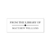 Eenvoudige Elegant uit de bibliotheek van aangepas Rubberstempel (Afrduk)