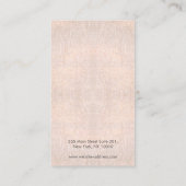 Eenvoudige Elegant-verhuurder Visitekaartje (Achterkant)