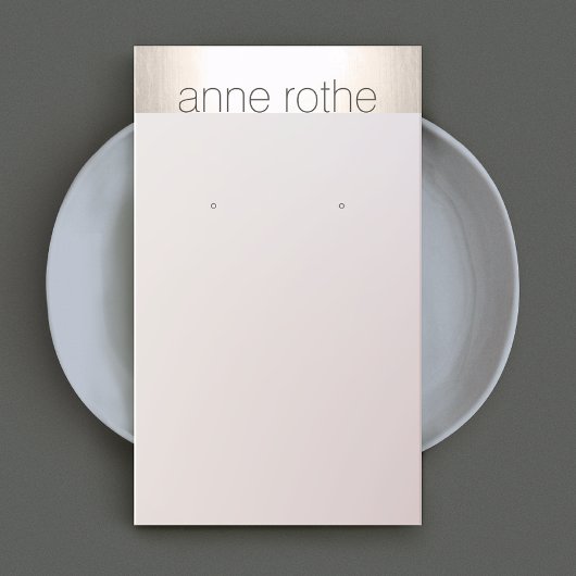 Eenvoudige Elegant-verhuurder Visitekaartje