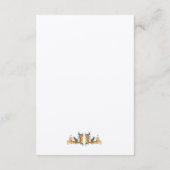 Eenvoudige Elegant Wedding Details-kaart Informatiekaartje (Achterkant)