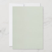 Eenvoudige Elegant Wedding Invitations Kaart (Achterkant)