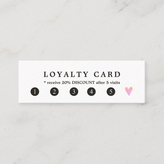 Eenvoudige Elegant White Faux Gold Beauty Klantenkaartje (Voorkant)