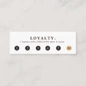 Eenvoudige Elegant White Faux Gold Beauty Klantenkaartje (Voorkant)