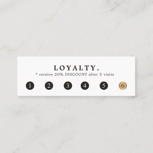 Eenvoudige Elegant White Faux Gold Beauty Klantenkaartje (Voorkant)