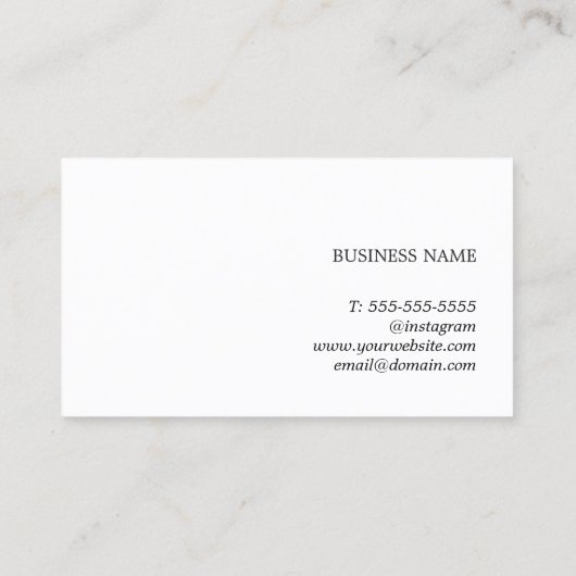 Eenvoudige Elegant White Rose Heart Coupon (Achterkant)