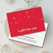 Eenvoudige Elegant White Stars Red Beauty