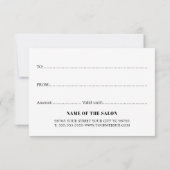 Eenvoudige Elegant White Stars Red Beauty (Achterkant)