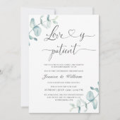 Eenvoudige Elegant Wijzig de datum Waterverf Kaart (Voorkant)