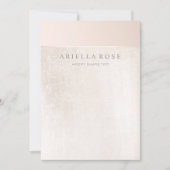 Eenvoudige Elegant, witte marmer Kaart (Voorkant)