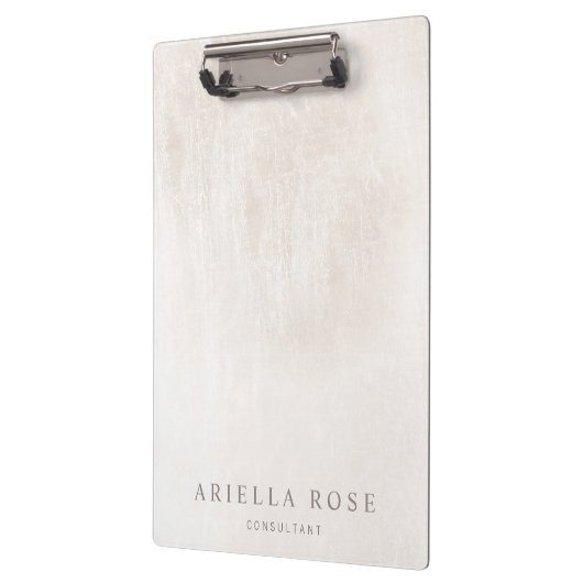 Eenvoudige Elegant, witte marmer Klembord (Links)