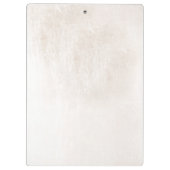 Eenvoudige Elegant, witte marmer Klembord (Achterkant)