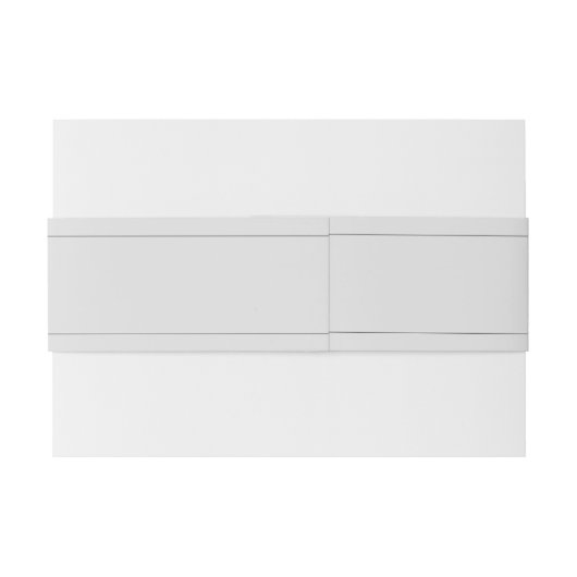 Eenvoudige Elegant Zwart Script  bruiloft Uitnodigingen Wikkel (Achterkant Voorbeeld)