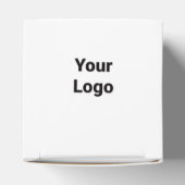 Eenvoudige elegante aangepaste add jouw naam marme bedankdoosjes (Bovenkant)