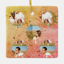 Eenvoudige, elegante, aangepaste fotocollage