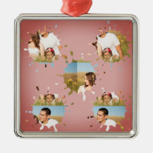 Eenvoudige, elegante, aangepaste fotocollage