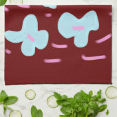 Eenvoudige, elegante, aangepaste fotocollage theedoek (Gevouwen)